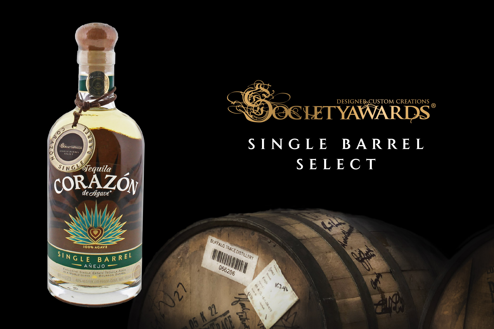 Bourbon Barrel Aged Añejo Tequila from Society Awards